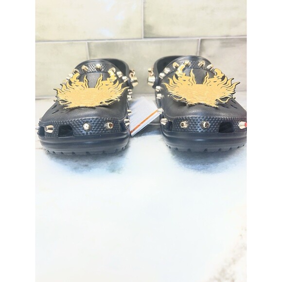 CROCS x VIVIENNE TAM Gold Embellished Clogs  NEW IN Box W7 - Picture 3 of 12